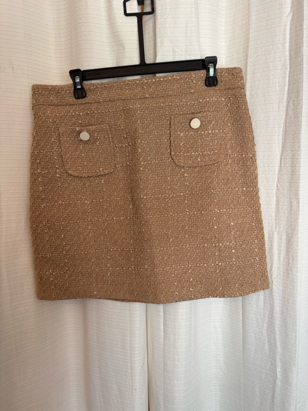 Maison D Amelie Bouclé Tweed Mini Skirt